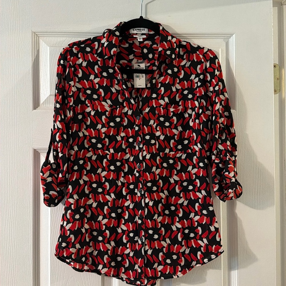 Expresse extra small button up portfolio, dress shirt